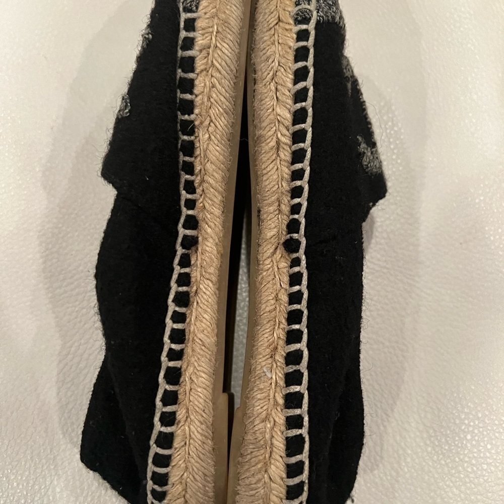 CHANEL Espadrilles Tweed and Velvet Grey/Black size 35 - Picture 5 of 12